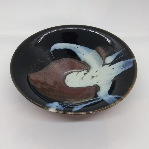 abstract glazed bowl