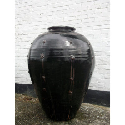 large tenmoku jar