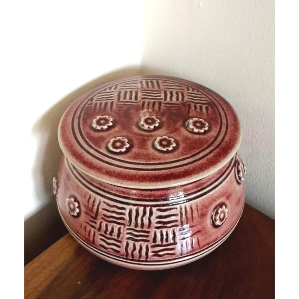 ornate lidded pot