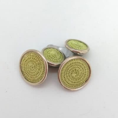 sage green cufflinks