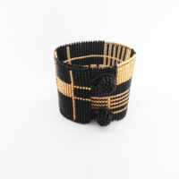 black and gold