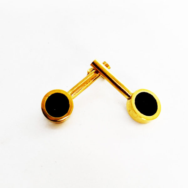 black and brass