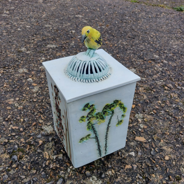 bird on a box