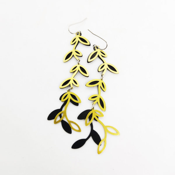 seaweed earrings