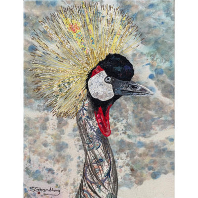 crowned crane