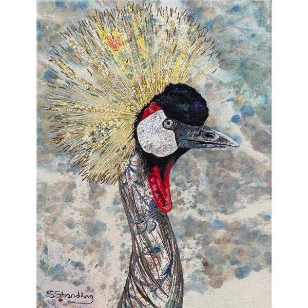 crowned crane