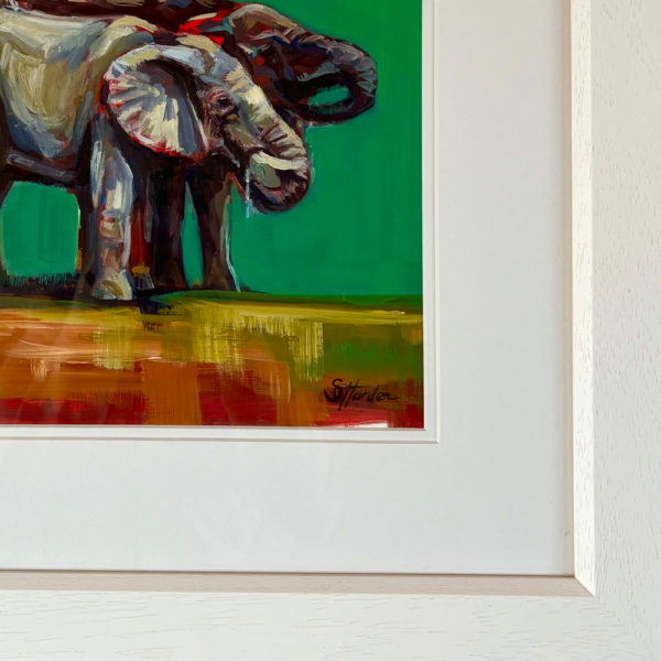 oil on paper