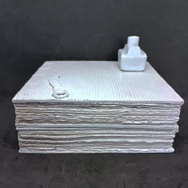 painted white