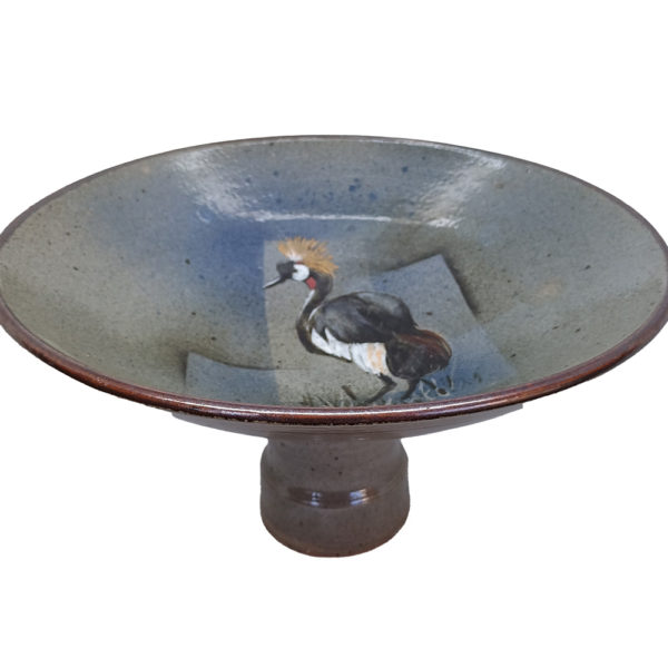Crested-crown crane bowl - Image 2