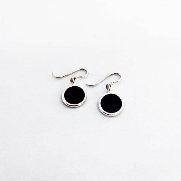 black earrings