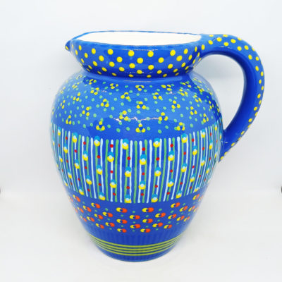 large blue jug