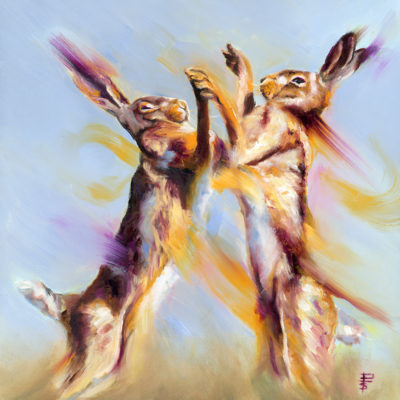 boxing hares