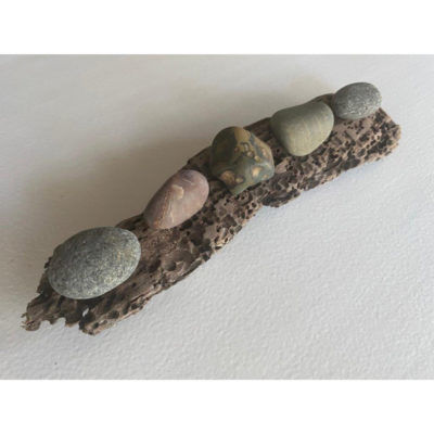 line of stones