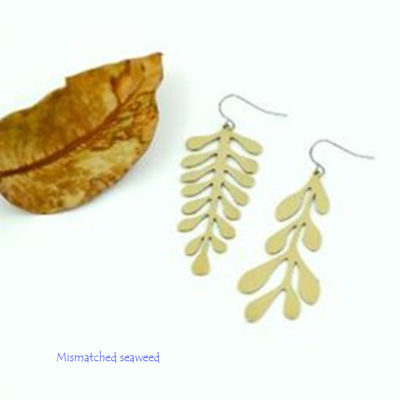 Seaweed earrings